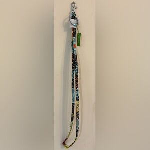 NWT Vera Bradley Lanyard in Flower Shower Pattern